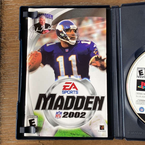 Original "Madden 2002" PlayStation 2 Game - Picture 3 of 6